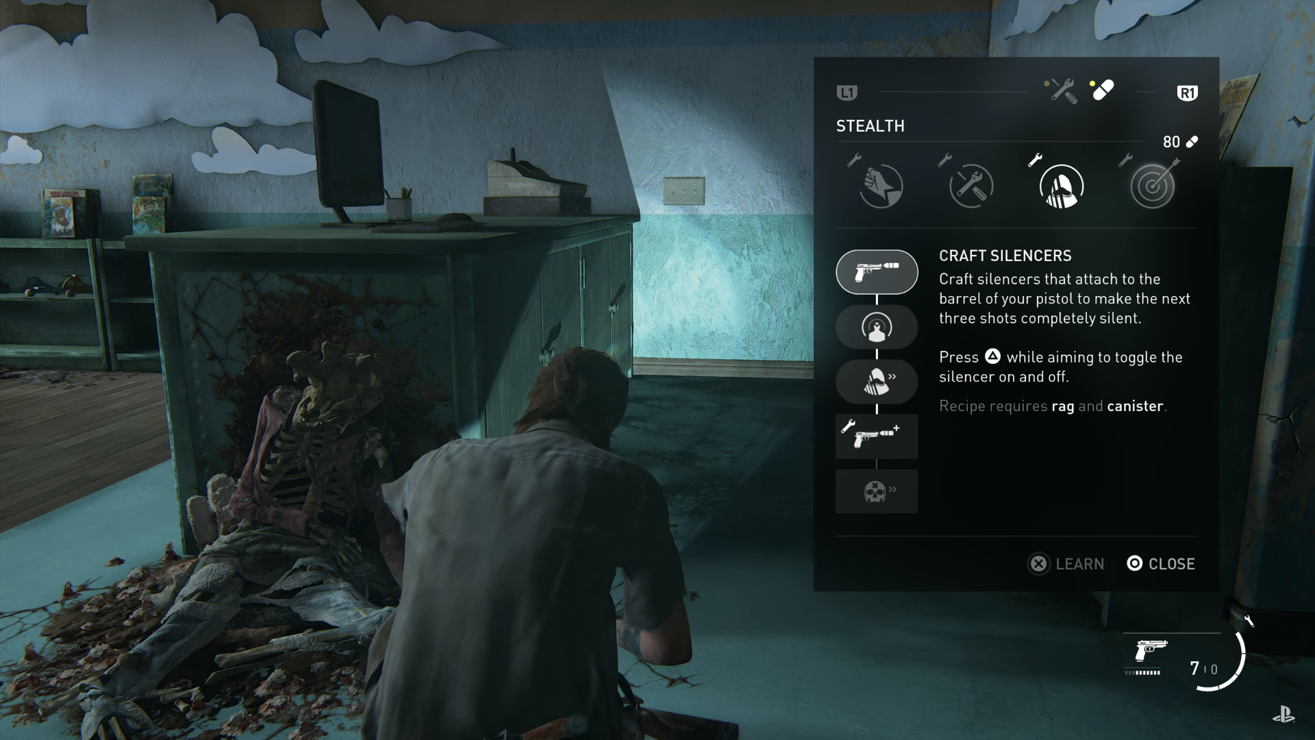 Last extension. The last of us 2 UI.