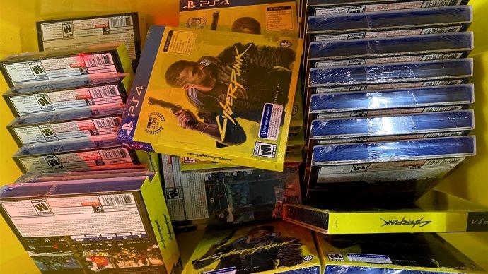 Внезапно! Cyberpunk 2077 начали продавать в магазинах США на PS4