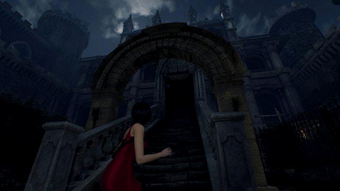 RE4 Separate Ways выполнение поручений за Аду Вонг. Разбейте синие медальоны 2