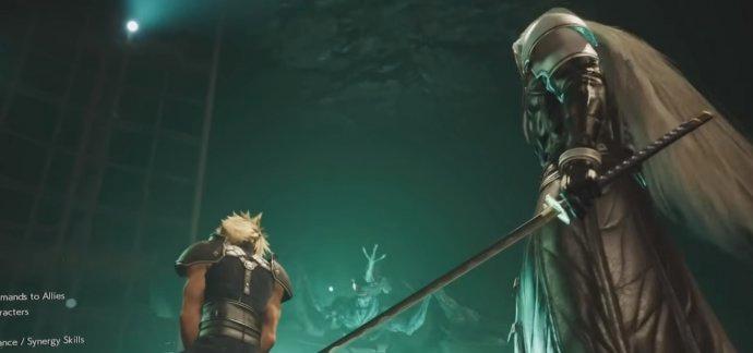 Геймплей FFVII Rebirth демонстрирует бои с напарником Сефиротом