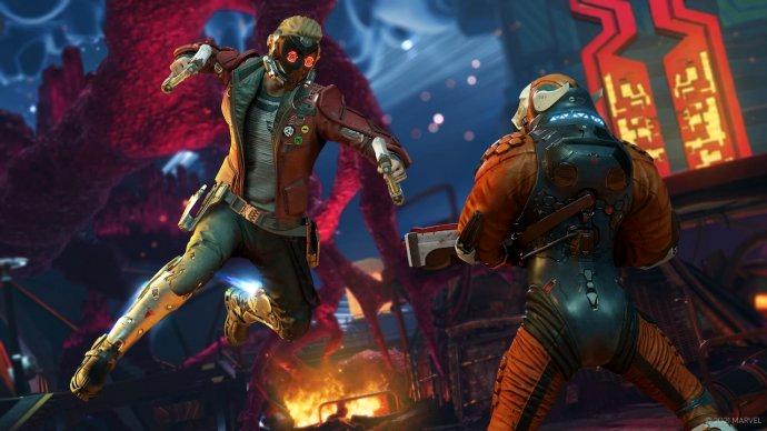 Обзор Marvelʼs Guardians of the Galaxy - почти игра 2021 года!